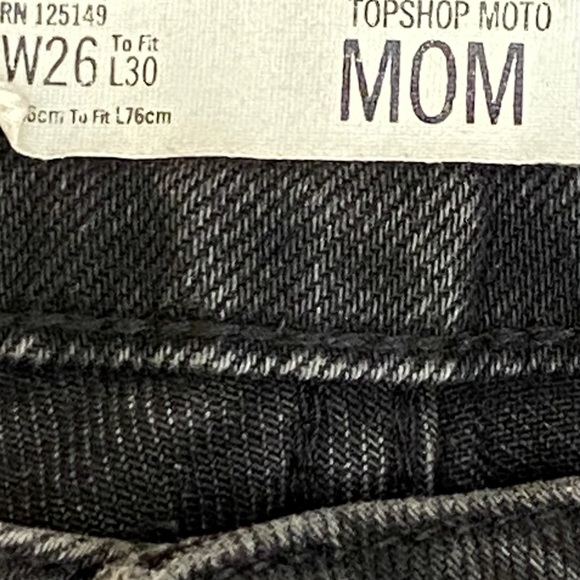 TOPSHOP Moto Mom Jeans - Picture 4 of 4